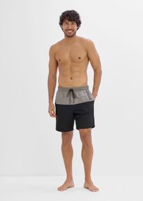 Badeshorts mit Colorblocking, grau, Gr&ouml;&szlig;e 56/58 (XL), bonprix