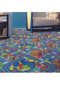 Teppichboden ANDIAMO "City, Schlinge, Gesamth&ouml;he 6,5 mm, Luxusklasse LC1", grau, B:200cm L:500cm, Kunstfaser, Teppiche, Teppichboden, Spielteppich, Stra&szlig;enteppich, Breite 200 cm oder 400 cm, Kinderzimmer