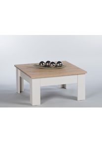 Couchtisch Stolkom "Romance", braun (san remo hell, sibiu l&auml;rche, sibiu l&auml;rche, san remo hell), H:40cm, Tische, Couchtisch, Landhaustil, Tisch mit Absetzungen