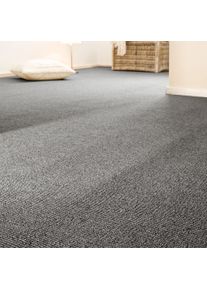 Teppichboden ANDIAMO "Bruce, Schlinge, Gesamth&ouml;he 4 mm, Luxusklasse LC1", grau (dunkelgrau), B:400cm L:600cm, Kunstfaser, Teppiche, Teppichboden, meliert, Breite 400 cm, Wohnzimmer, strapazierf&auml;hig & robust