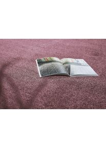 Teppichboden ANDIAMO "Portland, Velours, Gesamth&ouml;he 11 mm, Made in Netherlands", rosa (altrosa), B:400cm L:600cm, Kunstfaser, Teppiche, Teppichboden, Uni Farben, Breite 400 cm, Wohnzimmer, strapazierf&auml;hig, pflegeleicht