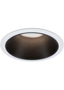 Paulmann LED Einbauleuchte "Cole", schwarz-wei&szlig; (wei&szlig;, schwarz), 1, &Oslash; 8,8cm, 1 Stk., Leuchten, GU10, LED Einbauleuchte