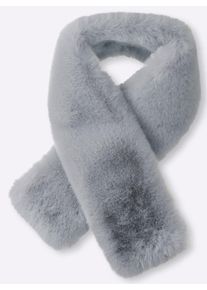 Modeschal Heine, Damen, grau, Polyester, Modet&uuml;cher Modeschal