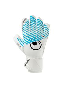 Torwarthandschuhe Uhlsport "Torwarthandschuhe FM Cybertec Supersoft Kids", Kinder, Gr. 6,5, wei&szlig;, cyberblau, schwarz, Obermaterial: 81% Gummi rubber. 13% Polyester PES. 6% Nylon NY., Handschuhe Torwarthandschuhe