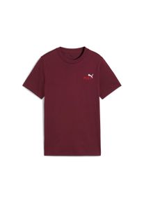 T-Shirt Puma "ESS 2 COLOR SMALL NO 1 LOGO TEE B", Jungen, Gr. 152, ruby shimmer, Jersey, Obermaterial: 100% Baumwolle, bedruckt, regular fit normal, Rundhals, Shirts T-Shirt, mit Rundhalsausschnitt, Kurzarm, ohne Kapuze, mit gesticktem Logo