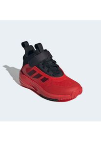 Basketballschuh adidas Sportswear "OWNTHEGAME 3.0", Jungen, Gr. 35, schwarz (core schwarz, rot, rot), Synthetik, Textil, Schuhe Basketballschuh, f&uuml;r Kinder & Jugendliche