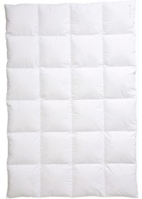 Centa Star Daunenbettdecke CENTA-STAR "Queen of Canada", wei&szlig;, B:135cm L:200cm, Bezug: 100% Baumwolle. F&uuml;llung: 90% Daunen, 10% Federn, Bettdecken, Daunenbettdecke, hervorragende Qualit&auml;t mit bauschkr&auml;ftiger F&uuml;llung