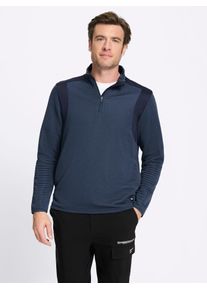 Sweatshirt Catamaran, Herren, Gr. 64/66, blau (dunkelblau, meliert), 97% Polyester, 3% Elasthan, unifarben, Sweatshirts Sweatshirt