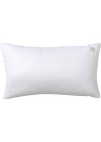 Centa Star Federkissen CENTA-STAR "Kopfkissen Classik medium", wei&szlig;, B:40cm L:80cm, Bezug: 100% Baumwolle. F&uuml;llung: 70% Federn, 30% Daunen, Kopfkissen, Federkissen