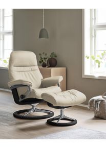 Relaxsessel stressless "Sunrise", beige (cream batick), B:83cm H:105cm T:74cm, Leder BATICK: BATICK ist ein leicht korrigiertes, durchgef&auml;rbtes und genarbtes M&ouml;belleder, bei dem die meisten Unebenheiten und Spuren in der Regel entfernt wurden.;Leder PALOMA: PALOMA ist ein durchgef&auml;rbtes Semianilin-M&ouml;belleder mit nat&uuml;rlicher Narbung.;ROHLEDER Stoff Q2 FARON: Ein fester zuverl&auml;ssiger Boucl&eacute; mit eine
