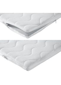 Boxbett OTTO HOME "Wehma ohne Kopfteil inkl. Bettkasten, auch in &Uuml;berl&auml;nge erh&auml;ltlich", anthrazit, Komplettbetten, Struktur, Liegefl&auml;che B/L: 140cm x 220cm, H2 + H2, 7-Zonen-Tonnentaschen-Federkernmatratze, Boxbett, in H2, H3 & H4 w&auml;hlbar, inklusive Topper, B:144cm L:224cm