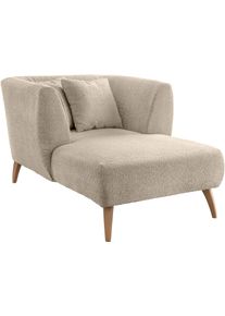 Relaxsessel Home Affaire "Lazio modern und bequem, schmale Armlehnen, tolle Detailverarbeitung", beige, B:108cm H:84cm T:155cm, 100% Polyester, Sessel, Relaxsessel