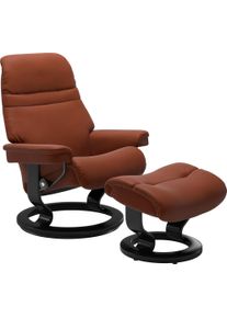 Relaxsessel stressless "Sunrise", braun (copper paloma), B:88cm H:103cm T:78cm, Leder BATICK: BATICK ist ein leicht korrigiertes, durchgef&auml;rbtes und genarbtes M&ouml;belleder, bei dem die meisten Unebenheiten und Spuren in der Regel entfernt wurden.;Leder PALOMA: PALOMA ist ein durchgef&auml;rbtes Semianilin-M&ouml;belleder mit nat&uuml;rlicher Narbung.;ROHLEDER Stoff Q2 FARON: Ein fester zuverl&auml;ssiger Boucl&eacute; mit ein