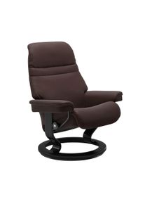 Relaxsessel stressless "Sunrise", braun (chocolate paloma), B:79cm H:103cm T:73cm, Leder BATICK: BATICK ist ein leicht korrigiertes, durchgef&auml;rbtes und genarbtes M&ouml;belleder, bei dem die meisten Unebenheiten und Spuren in der Regel entfernt wurden.;Leder PALOMA: PALOMA ist ein durchgef&auml;rbtes Semianilin-M&ouml;belleder mit nat&uuml;rlicher Narbung.;ROHLEDER Stoff Q2 FARON: Ein fester zuverl&auml;ssiger Boucl&eacute; mit 