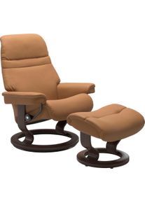 Relaxsessel stressless "Sunrise", braun (taupe paloma), B:79cm H:103cm T:73cm, Leder BATICK: BATICK ist ein leicht korrigiertes, durchgef&auml;rbtes und genarbtes M&ouml;belleder, bei dem die meisten Unebenheiten und Spuren in der Regel entfernt wurden.;Leder PALOMA: PALOMA ist ein durchgef&auml;rbtes Semianilin-M&ouml;belleder mit nat&uuml;rlicher Narbung.;ROHLEDER Stoff Q2 FARON: Ein fester zuverl&auml;ssiger Boucl&eacute; mit eine