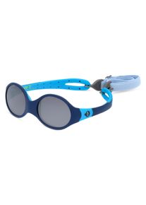 Julbo LOOP J533 | Kinder-Sonnenbrille | Fassung: Vollrand, Oval, Kunststoff, Blau | Glasfarbe: Grau Spiegel Silber