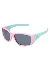 Julbo J5911118 | Dzieci okulary przeciwsłoneczne | Prostokątne | Oprawka: Poliwęglan R&oacute;żowy | Kolor szkła: Szary Jednobarwny