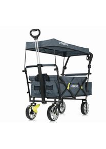 M&Ouml;BELIX M&ouml;belix , Grau , Metall, Kunststoff, Textil , 54x103x139 cm , Freizeit, Camping, Bollerwagen