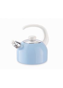 Riess , Pastellblau , Metall , 2 l,2000 ml , abnehmbarer Deckel, f&uuml;r alle Herdarten geeignet ,