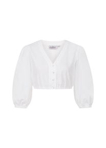 N&uuml;bler Dirndlbluse N&Uuml;BLER "Dirndlbluse langarm Vera", Damen, Gr. 40, wei&szlig;, Obermaterial: 100% Baumwolle CO., Blusen Dirndlbluse