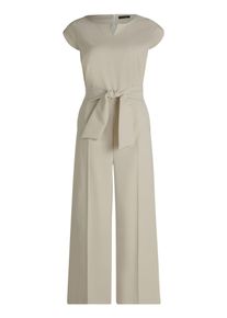 Jumpsuit Betty Barclay "Jumpsuit mit Eingrifftaschen", Damen, Gr. 46, EURO, beige, Obermaterial: 86% Polyester PES. 14% Elasthan EL., Overalls Jumpsuit