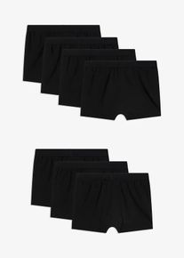 bonprix Chilot boxer cu bumbac moale (set/7 buc.), negru, 176/182