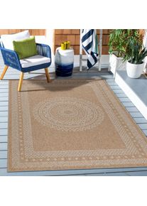 Muratap Natur vloerkleed kumar buitenkleed sisal laagpolig indoor en outdoor 200x290 cm
