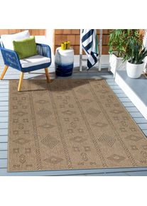 Muratap Natur vloerkleed dhaka buitenkleed sisal laagpolig indoor en outdoor beige 200x290 cm