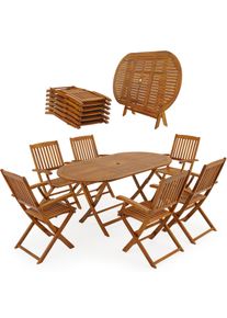 Casaria Tuinset Boston 7-delig Acaciahout