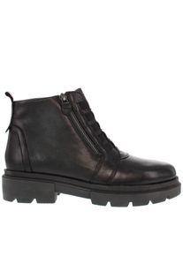 Stiefelette Casual Looks, Damen, Gr. 42, schwarz, Glattleder, Schuhe Stiefelette