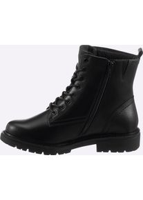 Stiefelette Jana, Damen, Gr. 42, schwarz, Glattleder, Schuhe Stiefelette