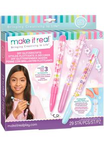 Kreativset Make It Real "DIY Glitzerstifte", bunt, Kreativsets, Kinder, Kunststoff, Kreativset