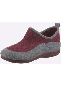 Waldl&auml;ufer Hausschuh WALDL&Auml;UFER, Damen, Gr. 42, rot (bordeaux), Filz, Schuhe Hausschuh