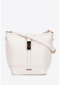 Wittchen Dames Bucket Bag in Imitatieleer Cr&egrave;me