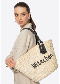 Wittchen Vrouw Geweven Mand met Logo Beige en Zwart Beige en Zwart Ma&iuml;skolf