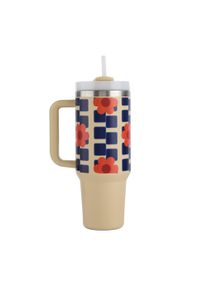 Regatta Orla Kiely Bloemen Ge&iuml;soleerde Reisbeker (Oranje)