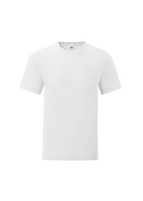 Fruit of the Loom Unisex volwassen iconisch T-shirt (Wit)
