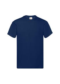 Fruit of the Loom Unisex Origineel Katoenen T-shirt voor volwassenen (Marine)