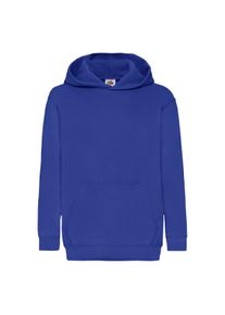 Fruit Of The Loom Kinder Unisex Sweatshirt Met Capuchon / Hoodie (Royaal Blauw)