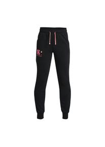Under Armour Rival Terry zwarte trainingsbroek voor kinderen