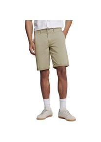 No Excess Short chino garment dyed twill stre light army