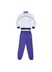 Puma trainingspak met lange mouwen en rits witpaars voor kinderen 829349 01