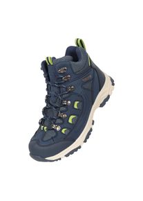Mountain Warehouse Adventurer waterdichte wandelschoenen voor kinderen (Blauw)
