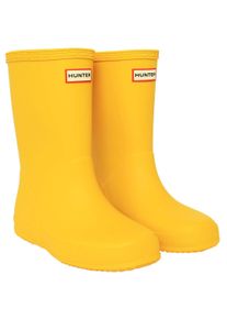 Hunter Original First Kinder Gele Wellington Laarzen