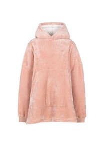 Trespass Uniseks Volwassen Knusse Oversized Hoodie Deken (Misty Rose)