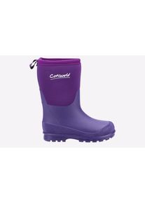Cotswold Hilly Neoprene Tpr+neopreen Kinderen Paarse Regenlaarzen