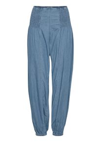Stoffhose Pulz Jeans "Casual Hose PZJILL", Damen, Gr. S, N-Gr, blau (light blau denim), Obermaterial: 100% Baumwolle CO., Hosen Stoffhose
