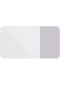 Chameleon Whiteboard Curve Combi, h x d 1980 x 10 mm, frameloos, breedte 2940 mm, wit