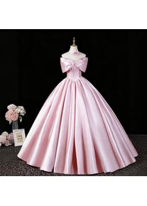 One Shoulder Pink Dress for Women, 2026 New Host Dress, Vocal Art Exam, Coming of Age Ceremony, Princess Dress, Colorful Gauze