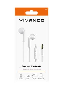 Vivanco Smart Pro In-Ear Plugin Eggshape Headset White